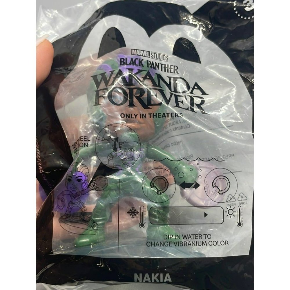Fast Food McDonald’s Toy Marvel Studios Wakanda Forever Happy Meal Toy #1591